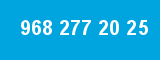 968 277 20 25